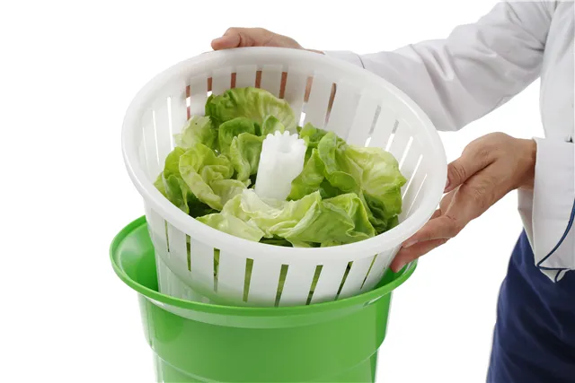 Wirówka do sałaty, 12L, zielony, ⌀335x430mm HENDI 222553