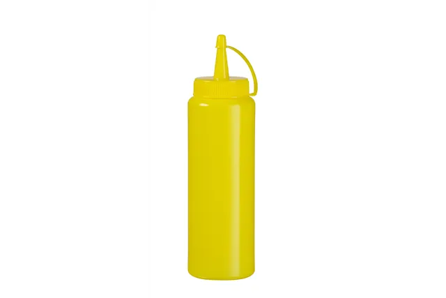 Dyspenser do zimnych sosów, 0,2L, żółty, ⌀50x185mm HENDI 558003