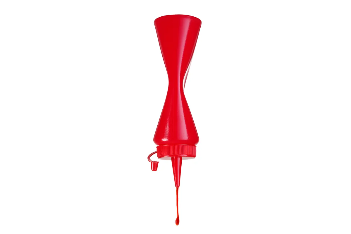 Dyspenser do zimnych sosów, 0,2L, czerwony, ⌀50x185mm HENDI 558010