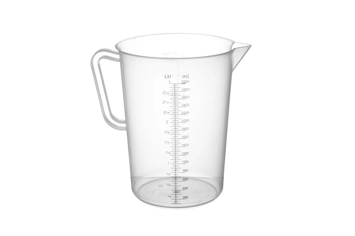 Miarka z polipropylenu, 3L, ⌀160x240mm HENDI 567401