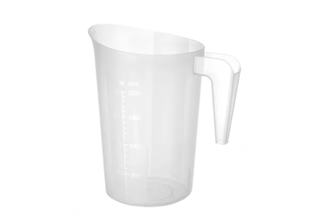 Miarka z polipropylenu piętrowalna, 2L, ⌀160x205mm HENDI 567838
