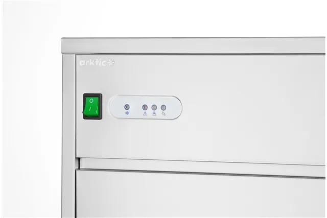 Kostkarka do lodu, ~26 kg/dzień, 230V/241W, 400x600x675mm Arktic 271773