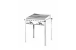 Grill Green Fire 2-palnikowy, Profi Line, 2 ruszty ze stali nierdzewnej GN 1/1, 11,6kW, 740x612x825mm HENDI 149621
