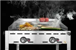Grill Green Fire 2-palnikowy, Profi Line, 2 ruszty ze stali nierdzewnej GN 1/1, 11,6kW, 740x612x825mm HENDI 149621