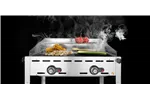 Grill Green Fire 2-palnikowy, Profi Line, 2 ruszty ze stali nierdzewnej GN 1/1, 11,6kW, 740x612x825mm HENDI 149621