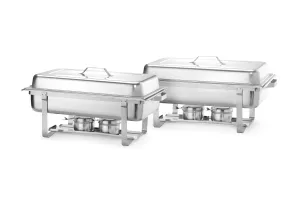 Podgrzewacz na pastę GN 1/1, Kitchen Line, 9L, 2 szt., 600x358x295mm HENDI 472613