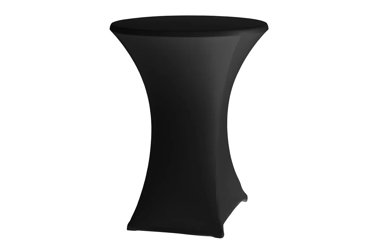 Obrus okrągły, 811047, 810958, czarny, ⌀850x1150mm HENDI 813164