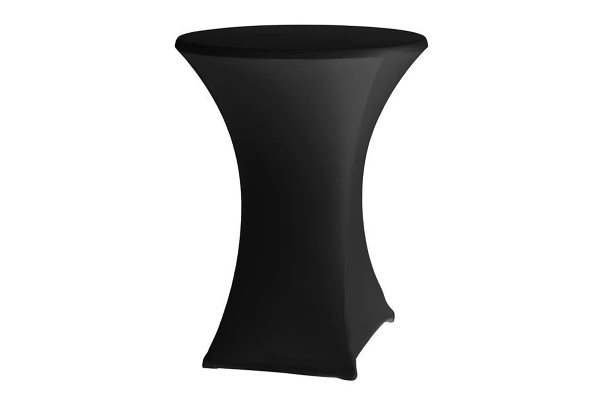 Obrus okrągły, 811047, 810958, czarny, ⌀850x1150mm HENDI 813836
