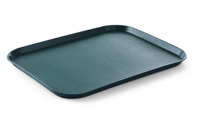 Taca z polipropylenu Fast Food duża, zielony, 350x450x20mm AmerBox 878835