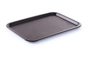 Taca z polipropylenu Fast Food duża, brązowy, 350x450x20mm AmerBox 878842