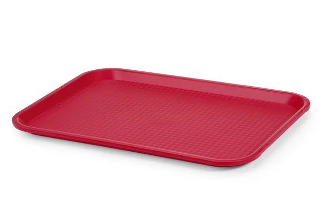 Taca z polipropylenu Fast Food średnia, czerwony, 305x415x20mm AmerBox 878910