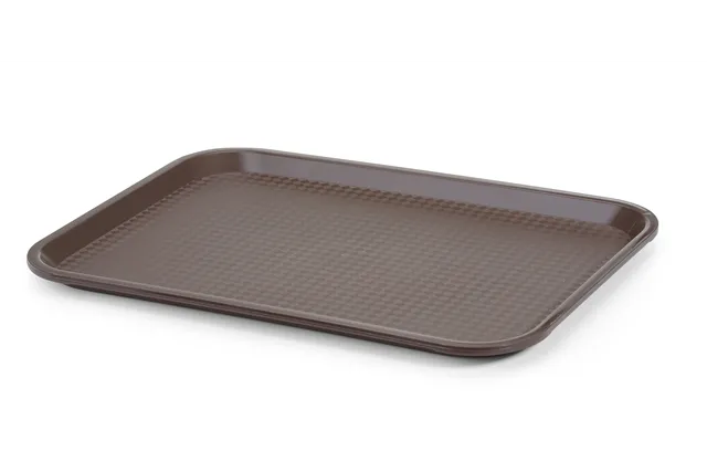 Taca z polipropylenu Fast Food średnia, brązowy, 305x415x20mm AmerBox 878941