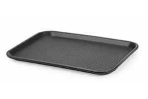 Taca z polipropylenu Fast Food średnia, czarny, 305x415x20mm AmerBox 878958