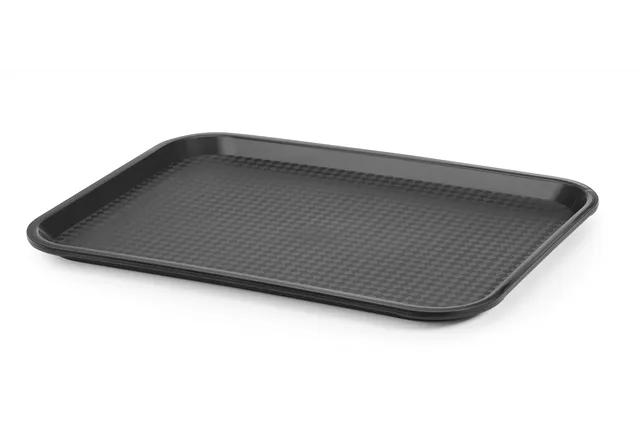 Taca z polipropylenu Fast Food średnia, czarny, 305x415x20mm AmerBox 878958