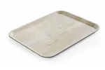 Taca do serwowania z laminatem z melaminy, antypoślizgowa, z wzorem drewna, jasne drewno, 330x430mm AmerBox 508862