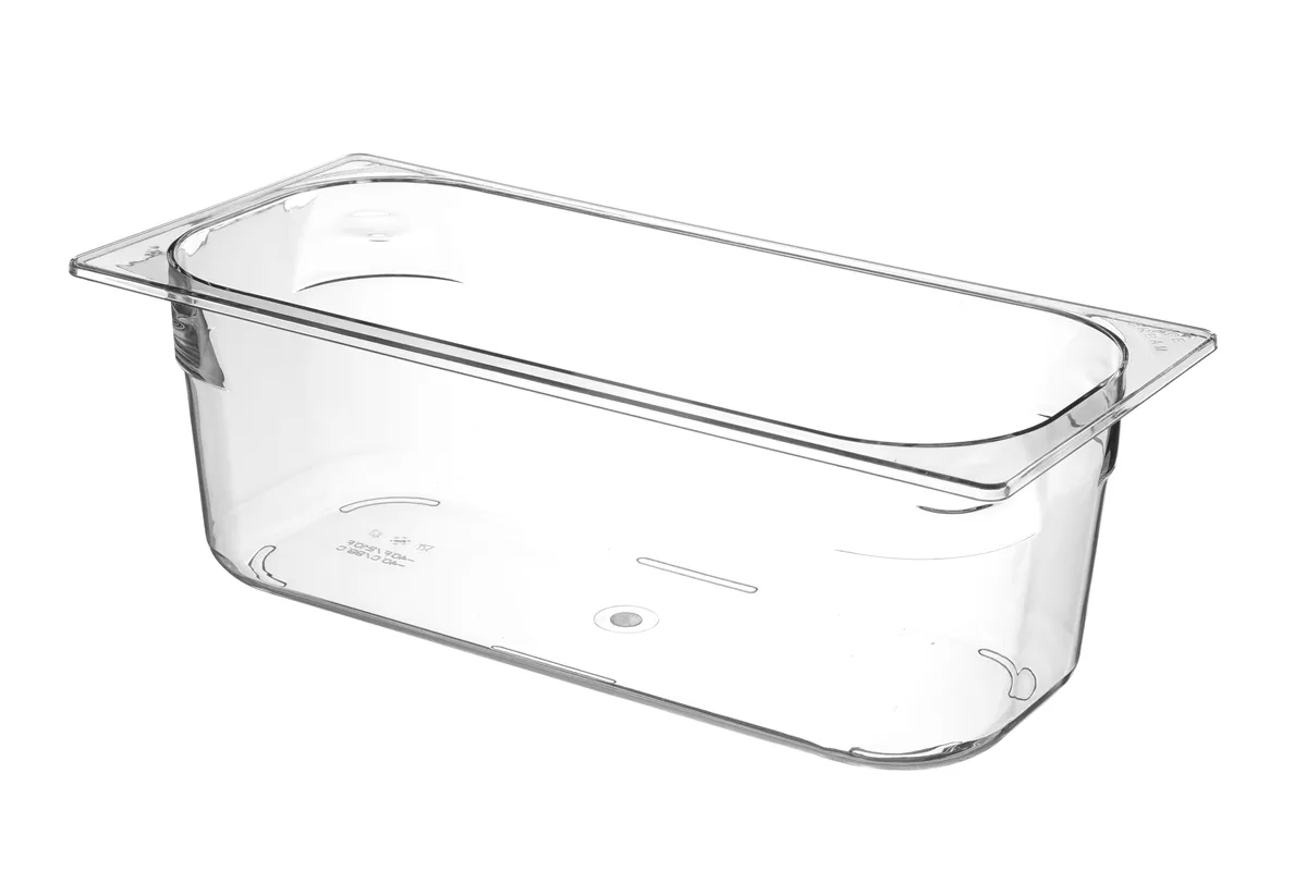 Kuweta do lodów z poliwęglanu, 5L, transparentny, 360x165x120mm HENDI 807026