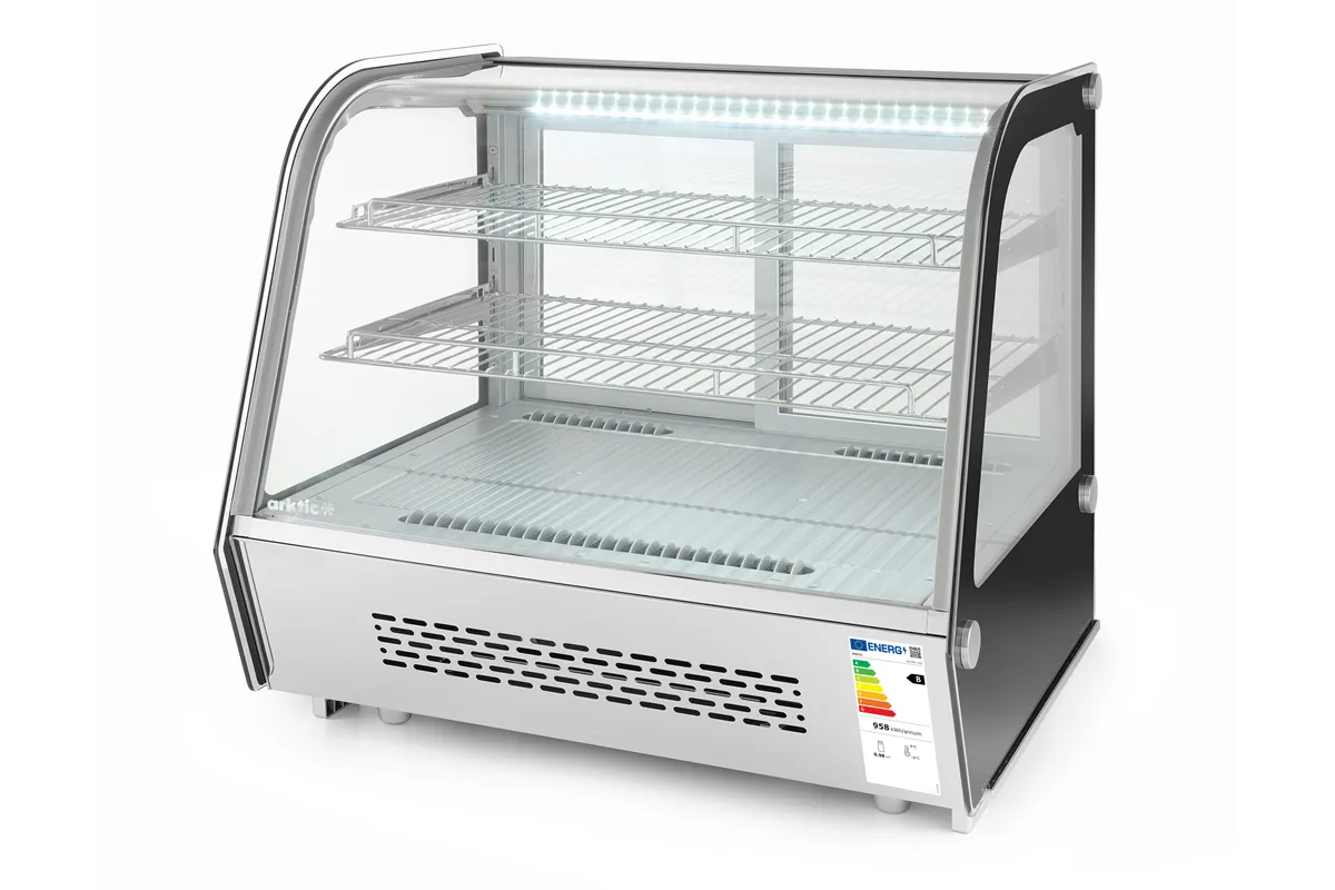 Witryna chłodnicza nastawna, 120L, 230V/160W, 707x570x680mm Arktic 233702