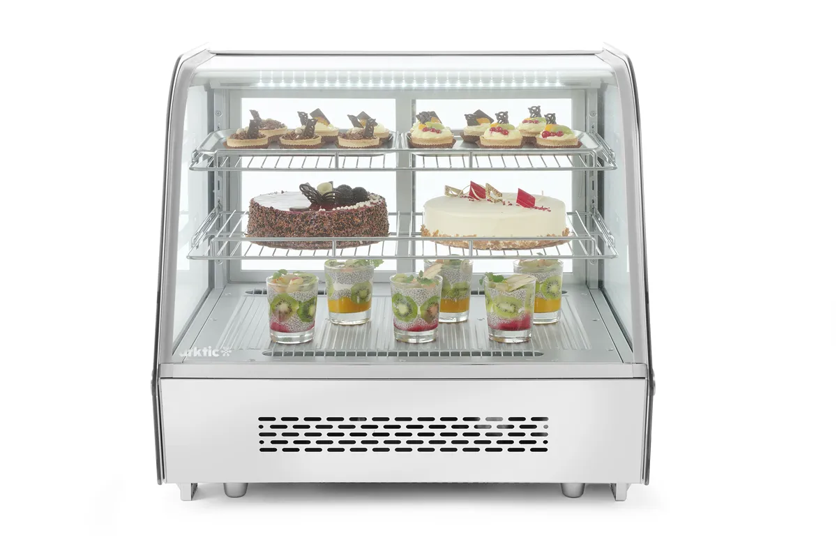 Witryna chłodnicza nastawna, 120L, 230V/160W, 707x570x680mm Arktic 233702