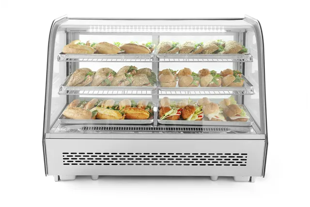 Witryna chłodnicza nastawna, 160L, 230V/160W, 885x570x680mm Arktic 233719