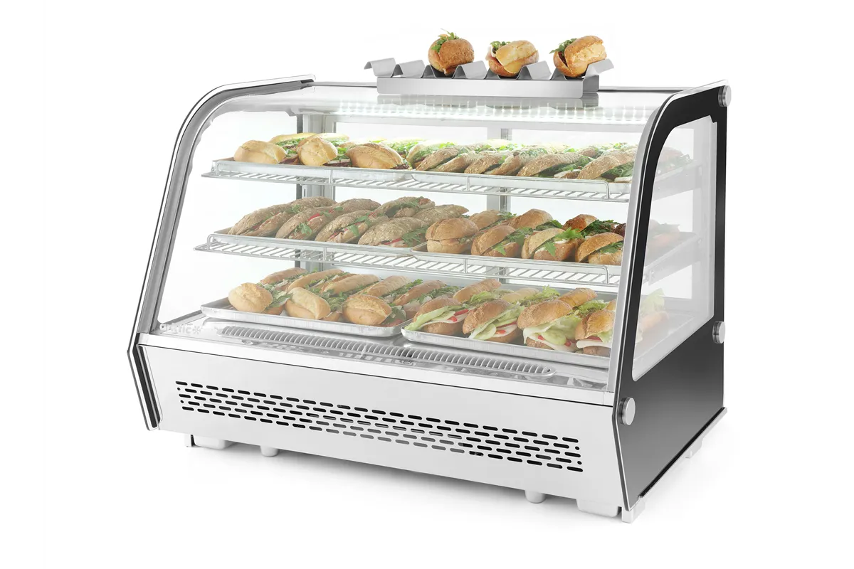Witryna chłodnicza nastawna, 160L, 230V/160W, 885x570x680mm Arktic 233719