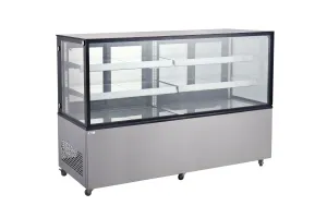 Witryna chłodnicza 2-półkowa, 610L, 230V/500W, 1824x677x1230mm Arktic 233467