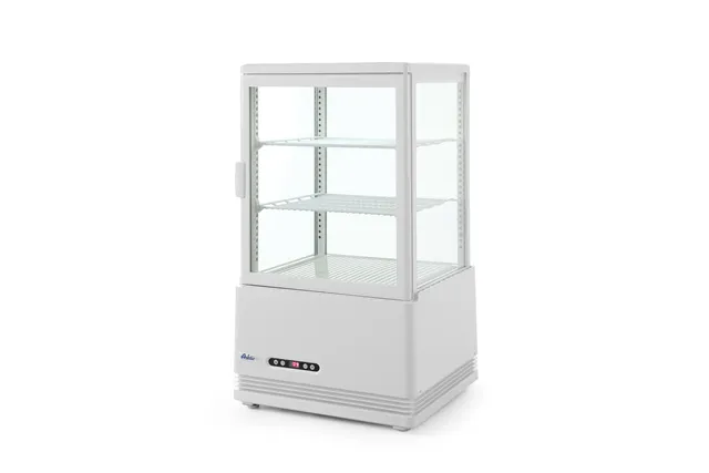 Witryna chłodnicza nastawna, 58 l, biały, 230V/170W, 452x406x830mm Arktic 233610