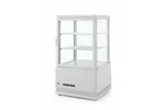 Witryna chłodnicza nastawna, 58 l, biały, 230V/170W, 452x406x830mm Arktic 233610