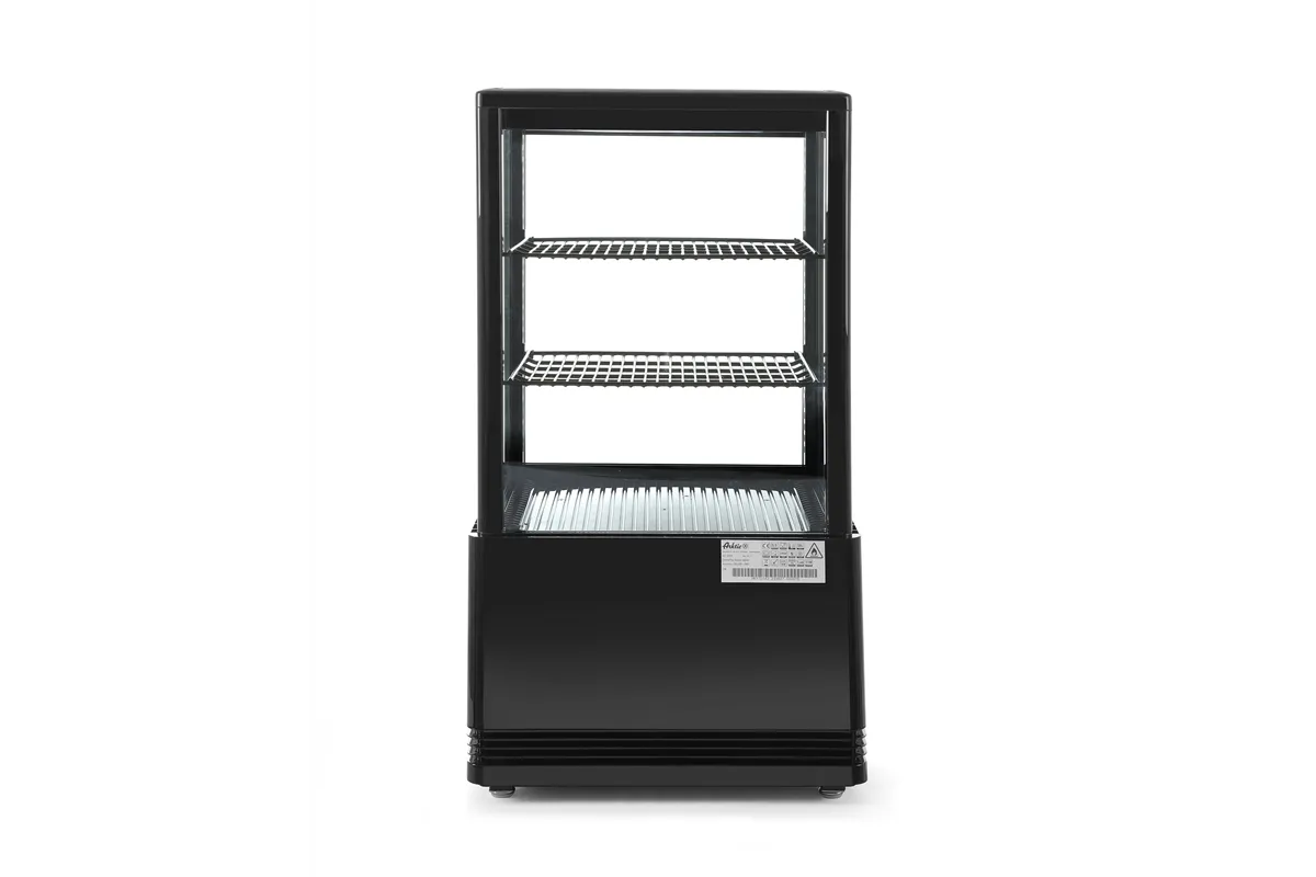 Witryna chłodnicza nastawna, 58 l, czarny, 230V/170W, 452x406x830mm Arktic 233627