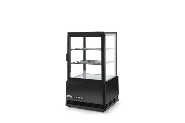 Witryna chłodnicza nastawna, 58 l, czarny, 230V/170W, 452x406x830mm Arktic 233627