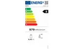 Witryna chłodnicza nastawna, 58 l, czarny, 230V/170W, 452x406x830mm Arktic 233627