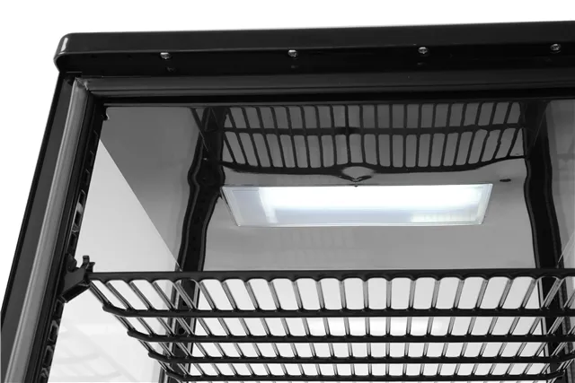 Witryna chłodnicza nastawna, 68 l, czarny, 230V/170W, 444x397x875mm Arktic 233238