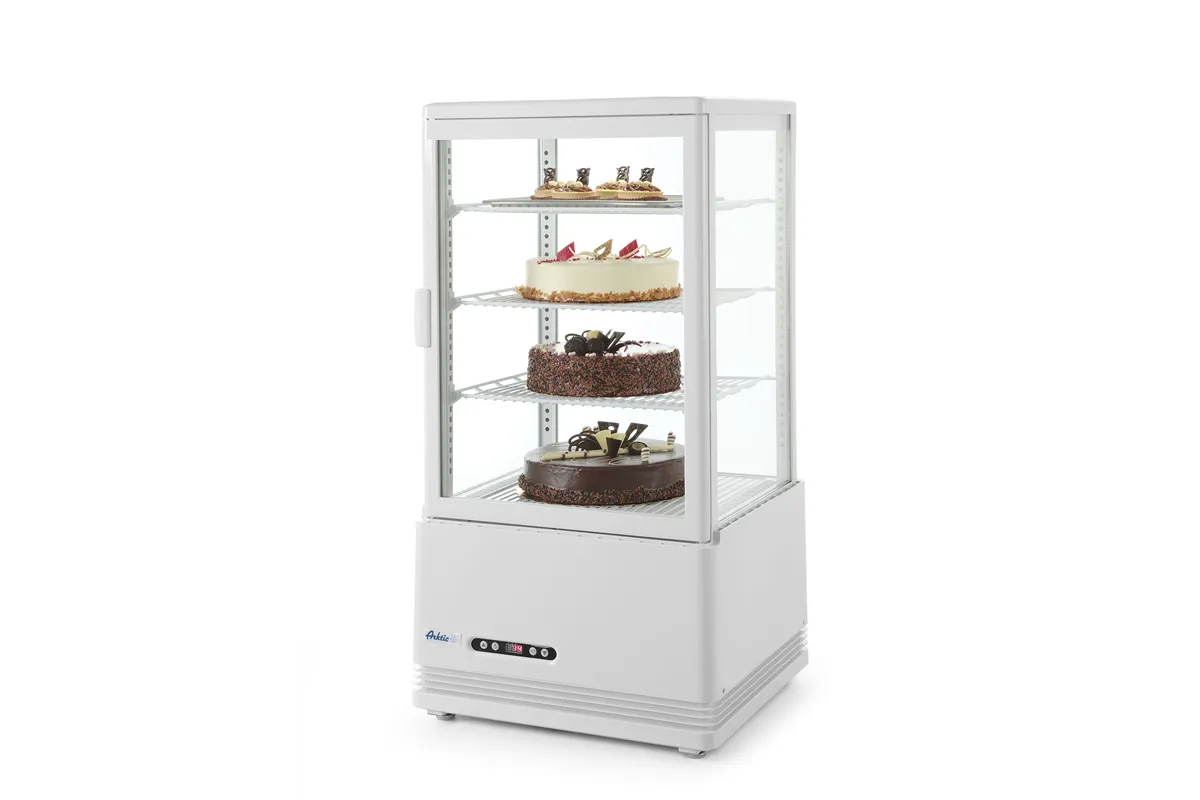 Witryna chłodnicza nastawna, 68 l, biały, 230V/170W, 444x397x875mm Arktic 233634