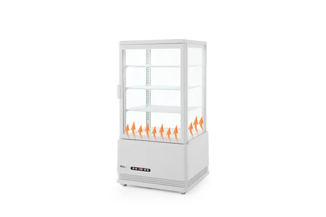 Witryna chłodnicza nastawna, 68 l, biały, 230V/170W, 444x397x875mm Arktic 233634