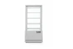 Witryna chłodnicza nastawna, 78 l, biały, 230V/170W, 444x397x940mm Arktic 233641