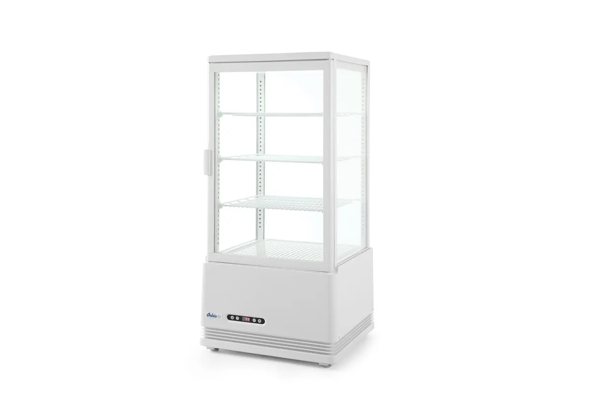 Witryna chłodnicza nastawna, 78 l, biały, 230V/170W, 444x397x940mm Arktic 233641