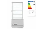 Witryna chłodnicza nastawna, 78 l, biały, 230V/170W, 444x397x940mm Arktic 233641