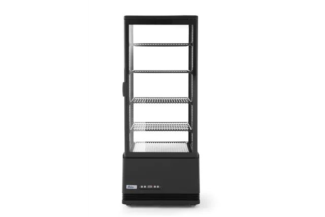 Witryna chłodnicza nastawna, 98 l, czarny, 230V/210W, 444x397x1100mm Arktic 233269