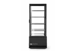 Witryna chłodnicza nastawna, 98 l, czarny, 230V/210W, 444x397x1100mm Arktic 233269