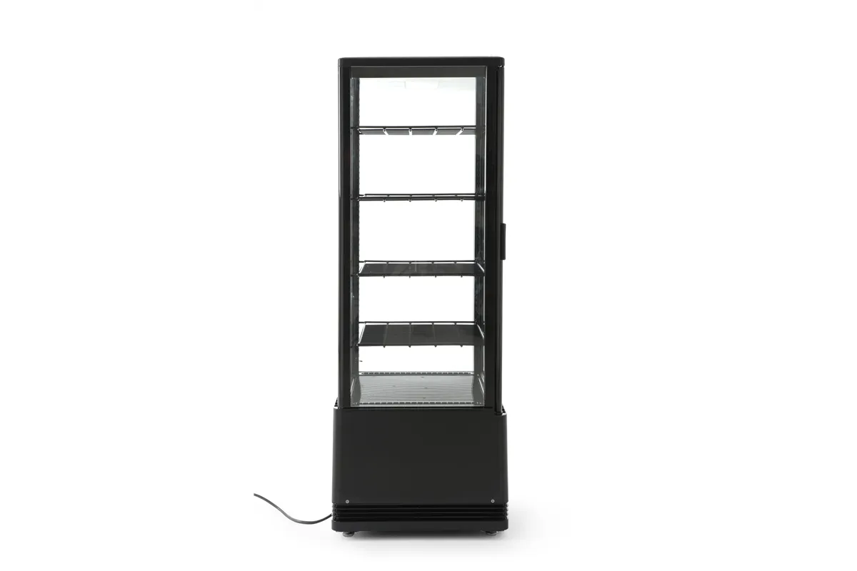 Witryna chłodnicza nastawna, 98 l, czarny, 230V/210W, 444x397x1100mm Arktic 233269