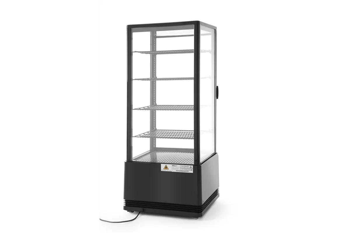 Witryna chłodnicza nastawna, 98 l, czarny, 230V/210W, 444x397x1100mm Arktic 233269