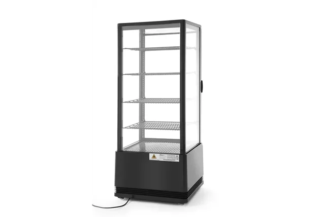Witryna chłodnicza nastawna, 98 l, czarny, 230V/210W, 444x397x1100mm Arktic 233269