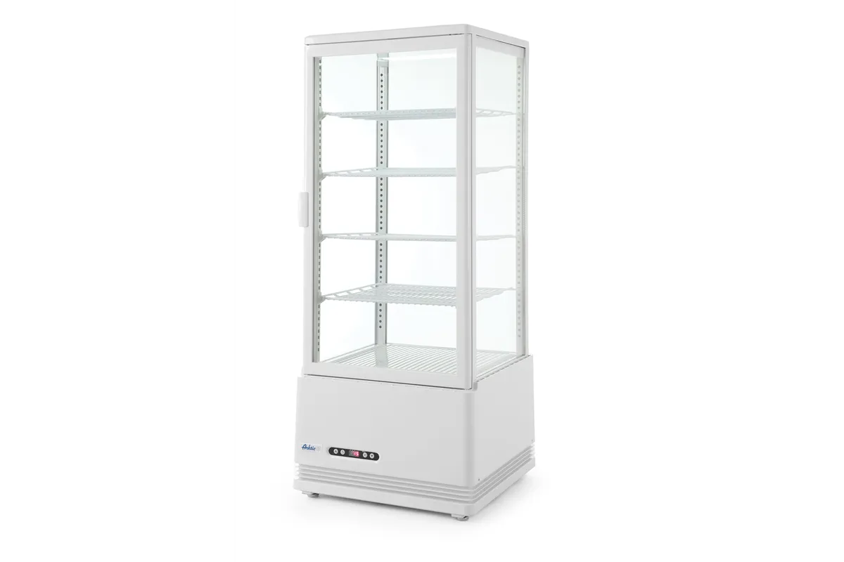 Witryna chłodnicza nastawna, 98 l, biały, 230V/210W, 444x397x1100mm Arktic 233665
