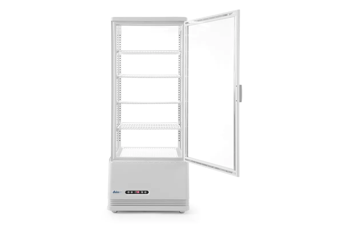 Witryna chłodnicza nastawna, 98 l, biały, 230V/210W, 444x397x1100mm Arktic 233665