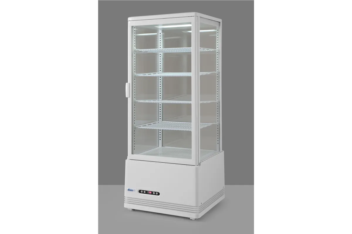 Witryna chłodnicza nastawna, 98 l, biały, 230V/210W, 444x397x1100mm Arktic 233665