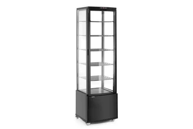 Witryna chłodnicza, 270 l, czarny, 230V/290W, 556x526x1913mm Arktic 233290