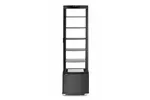 Witryna chłodnicza, 270 l, czarny, 230V/290W, 556x526x1913mm Arktic 233290
