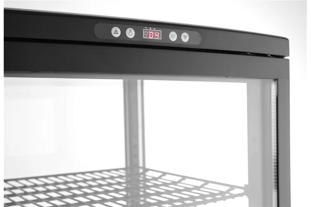 Witryna chłodnicza, 270 l, czarny, 230V/290W, 556x526x1913mm Arktic 233290