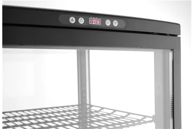 Witryna chłodnicza, 270 l, czarny, 230V/290W, 556x526x1913mm Arktic 233290