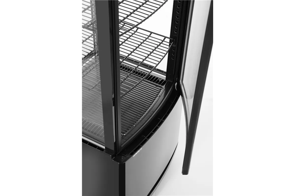Witryna chłodnicza, 270 l, czarny, 230V/290W, 556x526x1913mm Arktic 233290