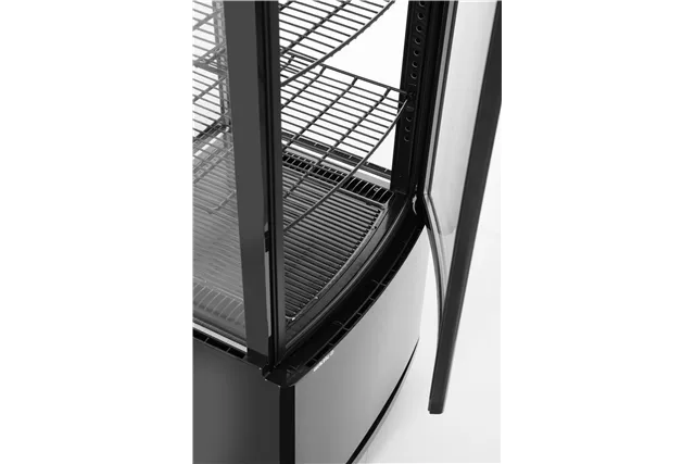 Witryna chłodnicza, 270 l, czarny, 230V/290W, 556x526x1913mm Arktic 233290